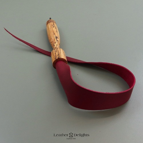 Soft Red Leather Dragon Tail