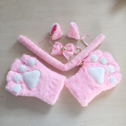 Neko Cosplay Set - Pink