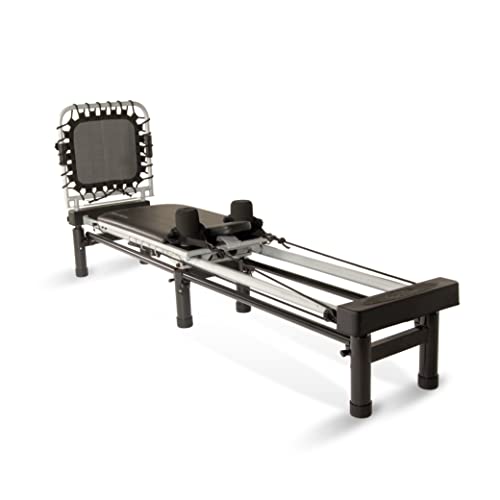AeroPilates Reformer 266 - Pilates Reformer Workout Machine for Home Gym - Cardio Fitness Rebounder- Up to 300 lbs Weight Capacity