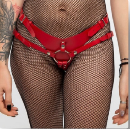 Leather Low Waisted Strap Harness - Etsy Canada
