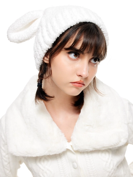 Rabbit Ear Beanie Hat