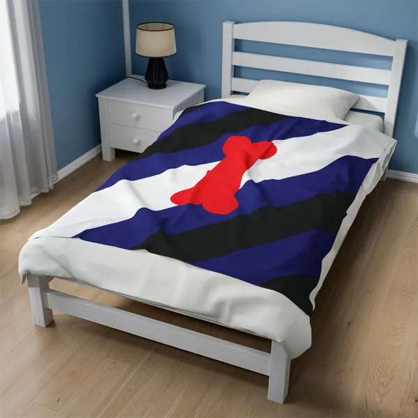 Puppy Play pride blanket