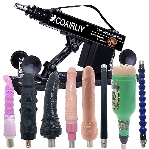 Automatic Sex Machine for Men, Thrusting Machine Dildo Sex Toy 3XLR Connector Sex Machine Male Masturbation with Masturbator Cup - For Couple