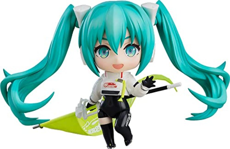 Good Smile Hatsune Miku GT Project: Racing Miku (2022 Ver.) Nendoroid Action Figure, Multicolor