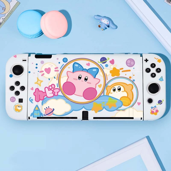 Cute Kirby Switch OLED Cover 