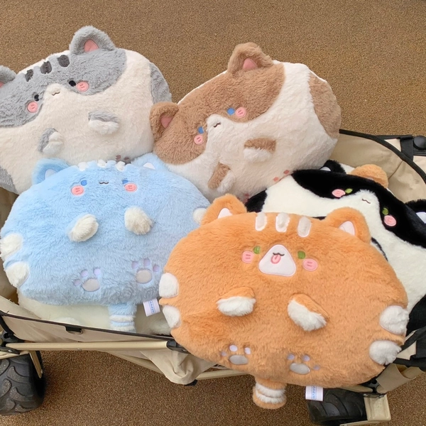 Cute Cat Plush Cushion