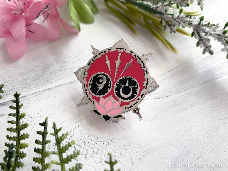 FFXIV Red Mage LB3 Enamel Pin