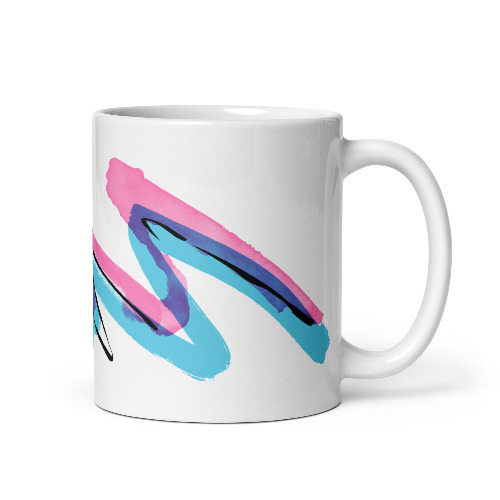 Ink 199x White glossy mug | 11 oz