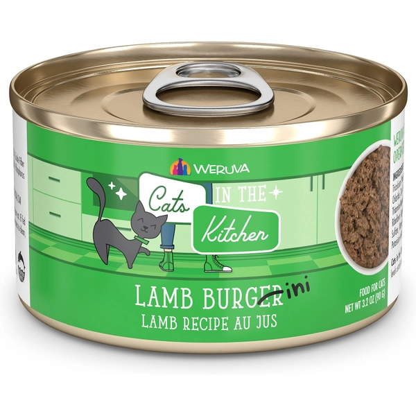 Weruva Cats in the Kitchen Lamb Burgini Lamb Au Jus Grain-Free Canned Cat Food
