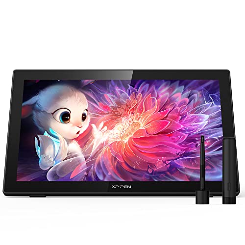 Drawing Tablet with Screen XPPen Artist 22 2nd Computer Graphics Tablet 122% sRGB with Tilt Function Battery-Free Stylus Adjustable Stand, 21.5inch Pen Display Compatible with Windows PC, Mac, Linux - 21.5 Inch - Standard W/O Keys