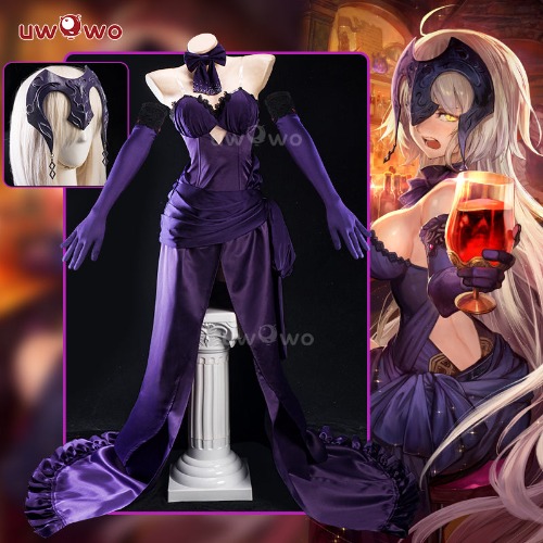 【Pre-sale】Uwowo Game Fate/Grand Order FGO Jeanne d'Arc (Alter) Holy Night Dinner Gown Cosplay Costume - XXL