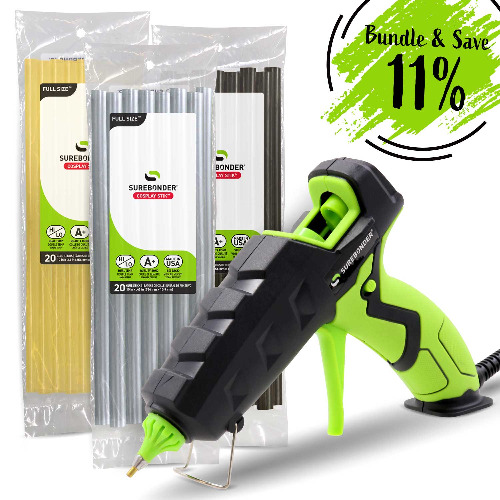 Cosplay Creators Kit, H-327F Full-Size Detail Tip Glue Gun with 60 Full-Size Cosplay Glue Sticks | Default Title