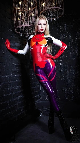 Asuka 3.33 Latex Catsuit With Feet & Gloves