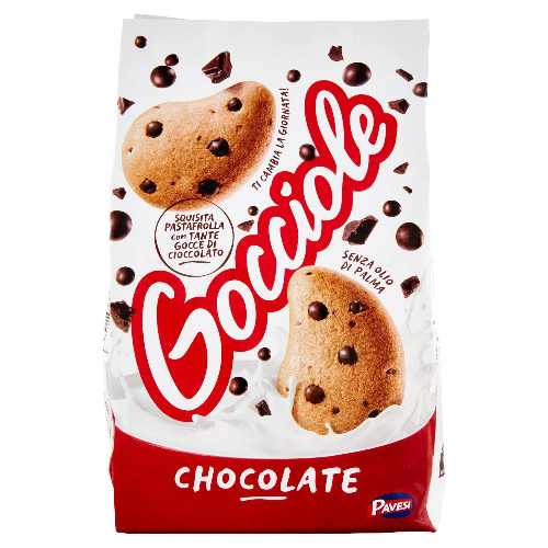 Pavesi Biscotti Frollini Gocciole Cioccolato, 500g