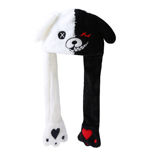 dressfan Donne Ragazze di Peluche Orso Cappello con Orecchie Che Si Muovono Orecchie Mobili Cappello Simpatico Animale Cappello di Orso Che muove Le Orecchie Regalo di Compleanno di Natale Cosplay
