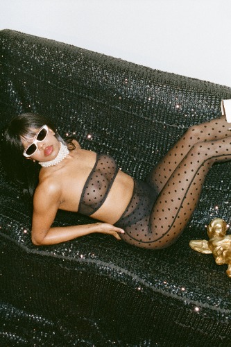 HONEY BRA - BLACK POLKA DOTS | m