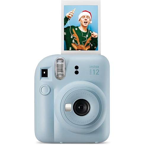 Fujifilm Instax Mini 12 Instant Camera - Pastel Blue - Blue - Camera Only