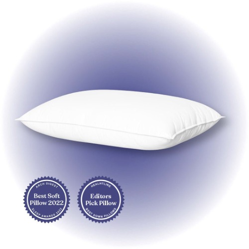 Down Feather Pillow | Standard / Soft Fluff™