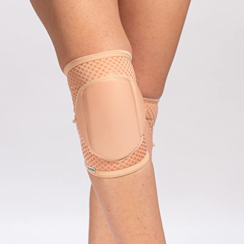 Queen Wear – Nude Latte Grip – Pole Dance Knee Pads – S