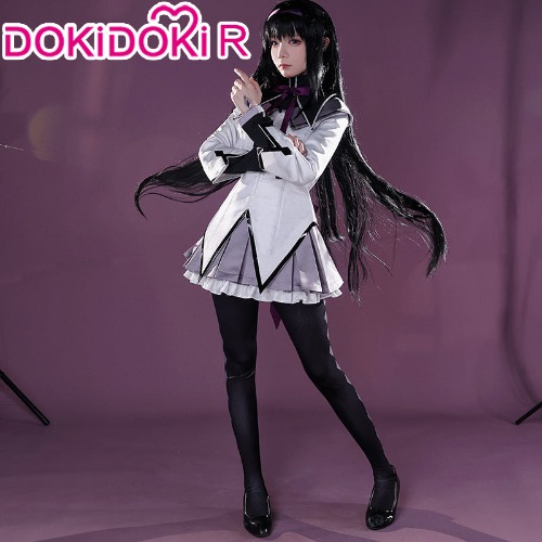 DokiDoki-R Anime Puella Magi Madoka Magica Cosplay Homura Akemi Cosplay Costume | M-PRESALE