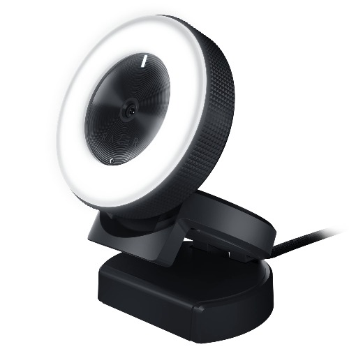 Razer Kiyo Streaming Webcam: Full HD 1080p 30 FPS / 720p 60 FPS - Ring Light w/Adjustable Brightness - Built-in Microphone - Autofocus - Works with Zoom/Teams/Skype for Conferencing and Video Calling