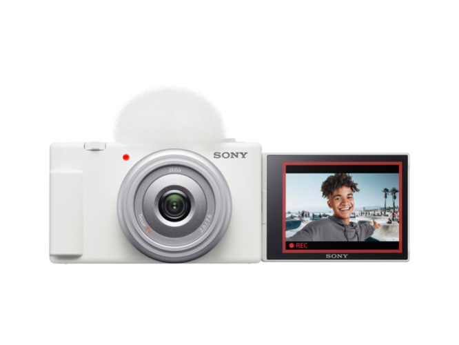 Sony ZV-1F Vlog Camera for Content Creators and Vloggers - White Camera Only