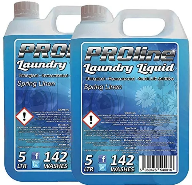 Proline Premium Bio Laundry Liquid Spring Linen X2 (284 Washes) 2 x 5L