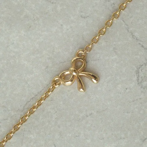 Dainty Bow Choker Necklace