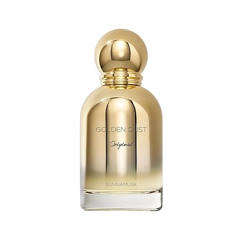 Sunnamusk London Golden Dust Eau De Parfum, Unisex, Floral Fragrance, Perfume, Luxury Fragrance (50ml)