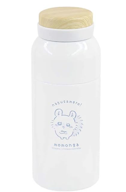 Chiikawa Momonga Stainless Steel Bottle, Official Stainless Steel Bottle, Includes Lid, Insulated, 11.8 fl oz (350 ml), Official Marimo Craft