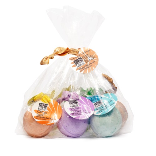 Handmade Bath Bomb Bundle - Six (6) Pack in 3 Varieties - Variety 2