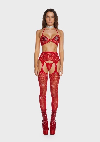 Beyond Bejeweled Lingerie Set | ONE SIZE