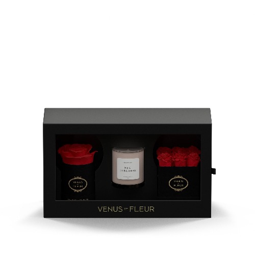 The Classic Bundle | Black Suede / Red / Nue Tuberose
