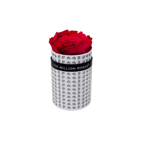 Single White Monogram Box | Magenta Rose | Default Title