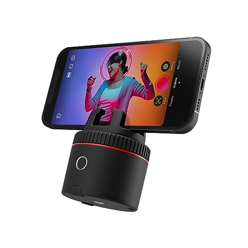 Pivo Pod Influencer Phone Mount, Auto Face Tracking Tripod, 360° Rotation, Content Creator Essentials, Vlogging, Streaming, Portable, Rechargeable, Wireless, Compatible with iPhone and Android - Pod Influencer