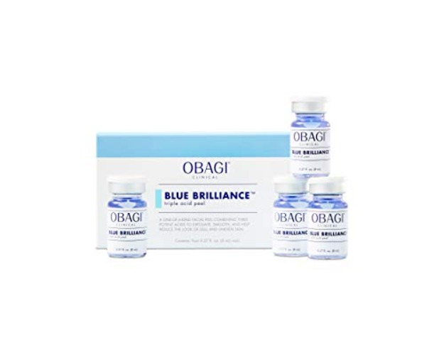Obagi Clinical Blue Brilliance Triple Acid Peel 4 Piece Kit (0.27 Fl Oz Per Vial)