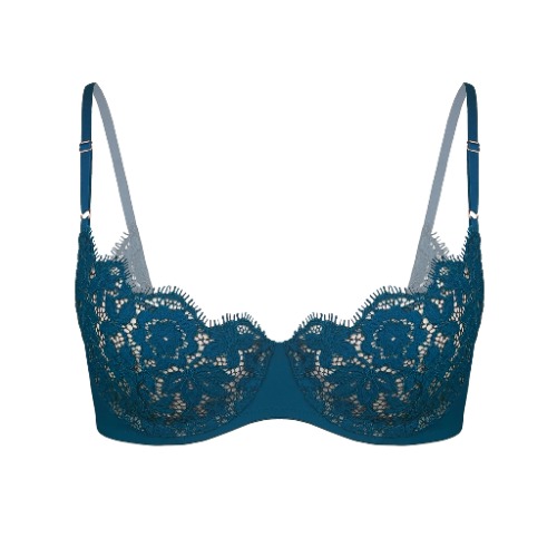 Frisson Scoop Demi Bra Tourmaline - 36D/38C / Tourmaline