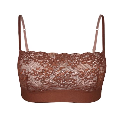 Wild Lace Bralette Salted Caramel - XL / Salted Caramel