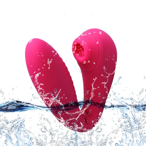 3 in 1 C-litorial Sucking Toy for Women Tongue Silicone Thrusting and Sucking Female Toys Waterproof N-ipple Stimuator Relaxation Tools for Bed Pleasure Tshirt