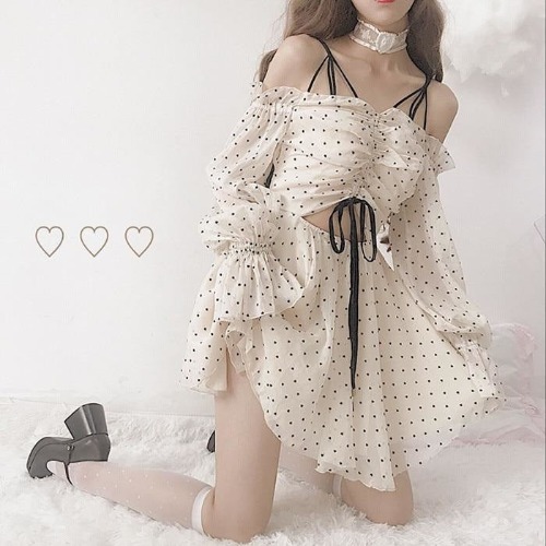 Ethereal Polkadot Dress | Default Title
