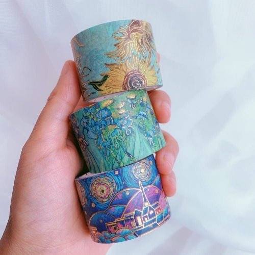 Van Gogh Washi Tape Set - Irises 3 Piece Set