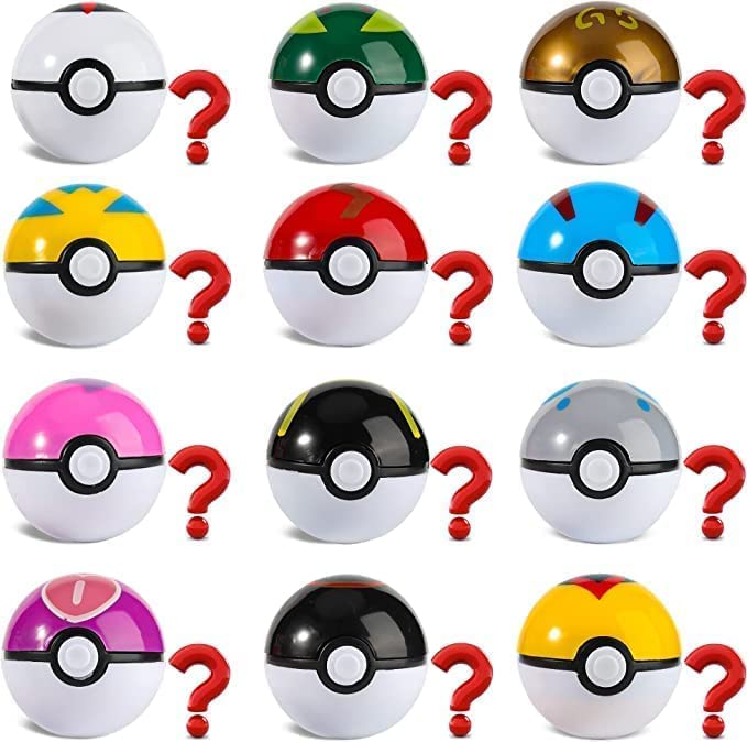 12PcsMini Action Figures Balls Pocketball Toy,The Best Gift for Children