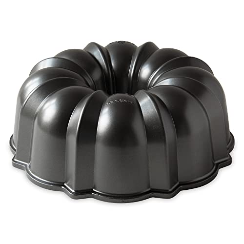 Nordic Ware Pro Cast Original Bundt Pan, 12 Cup, Grey - Gray - Pan