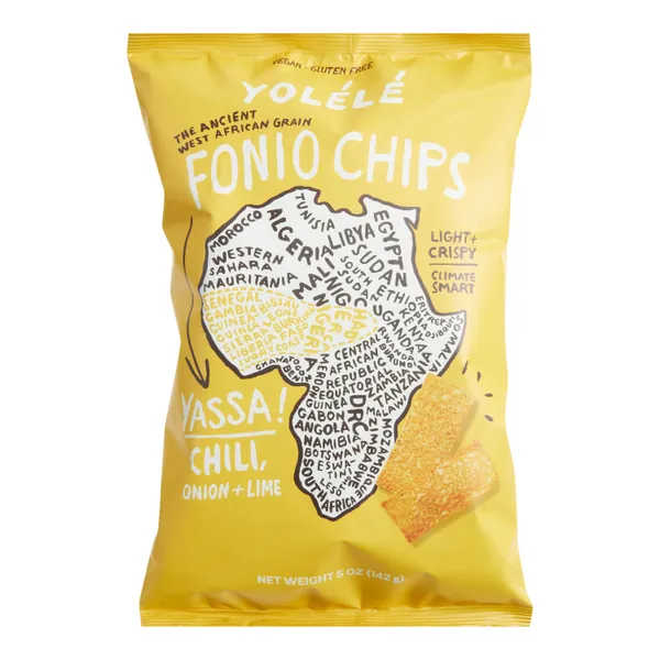 Yolélé https://www.worldmarket.com/p/yolele-yassa-chili-onion-and-lime-fonio-chips-634194.html Fonio Chips - World Market