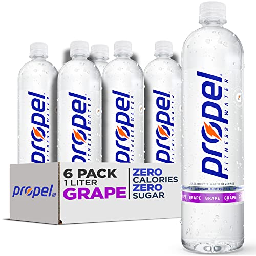Propel, Grape, 1 Liter (Pack of 6) - Grape - 1 Liter (Pack of 6)