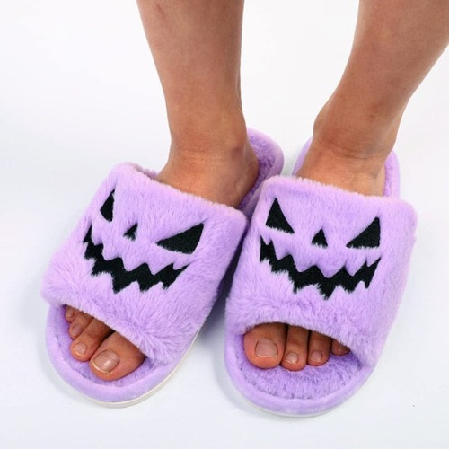 Halloween Slippers - Lavender / us8.5(25cm)