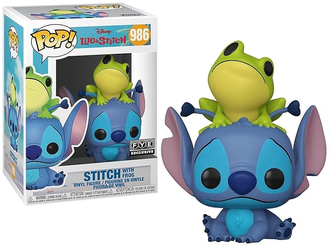 Funko pop Lilo and Stitch Stitch with Frog