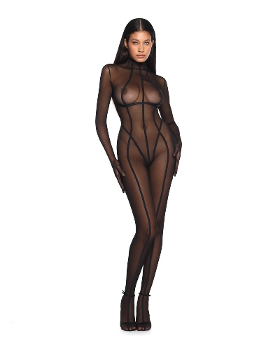 Bodysuit "Serena" | Black / Custom size / 160-175