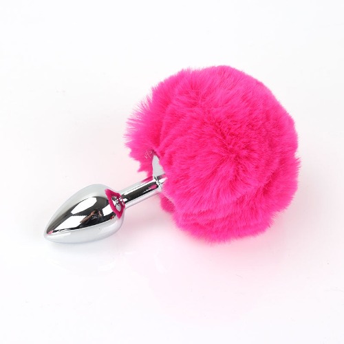 Bunny Tail Plug - Hot Pink
