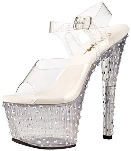 Pleaser MOON-709 Blk/Blk
